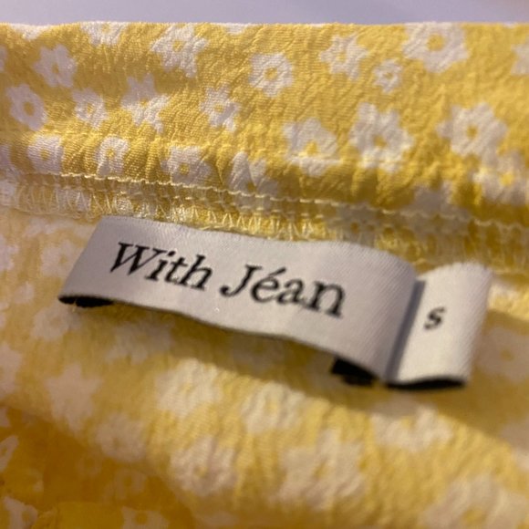 With Jean Yellow Daisy Isabelle Mini Dress - Picture 4 of 5